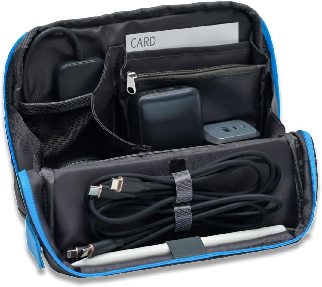 Anker Smart Pouch Supported by KOKUYO コンパクトポーチ トラベルガジェットポーチ ガジェットポーチ バック 旅行 出張 収納 小物入れCompact