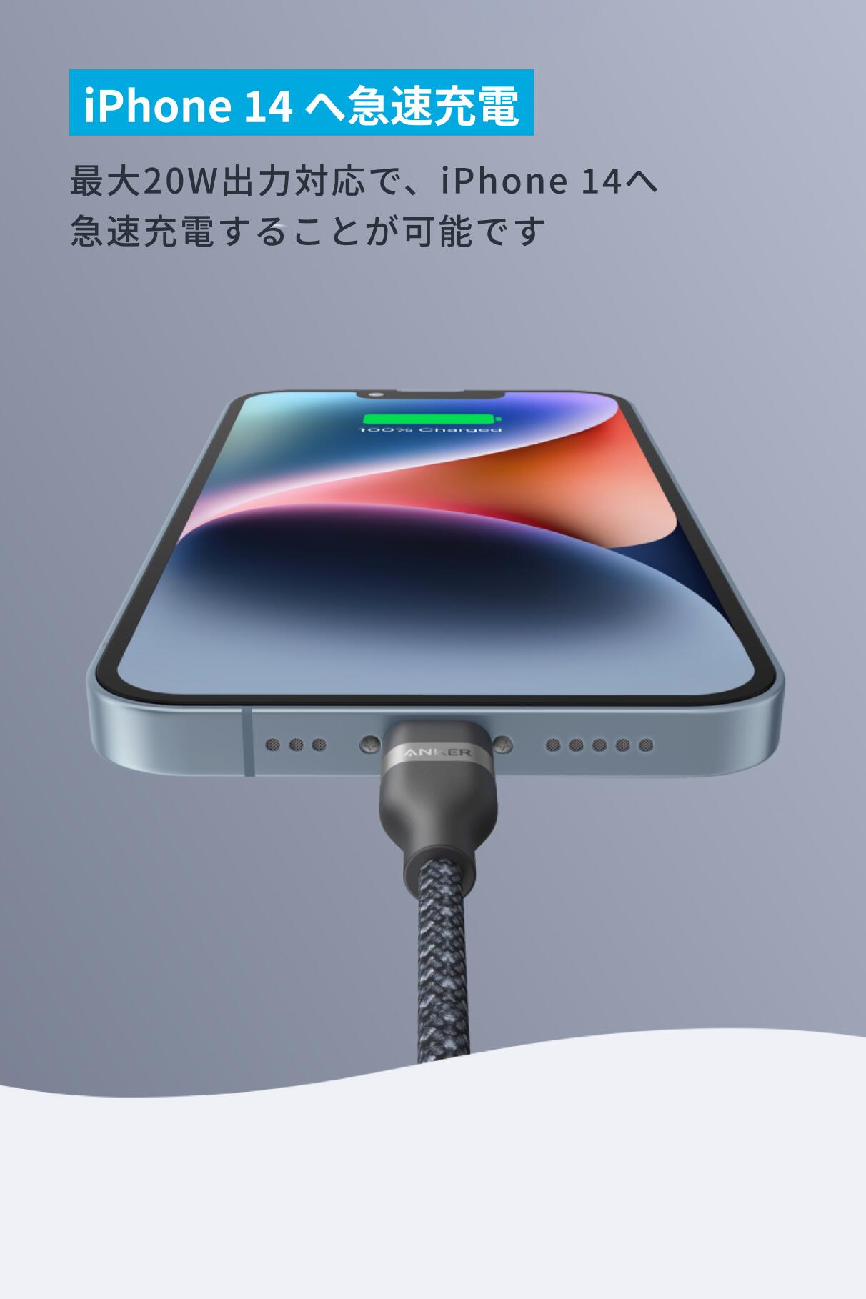 Anker USB-C & ライトニング ケー...の紹介画像2