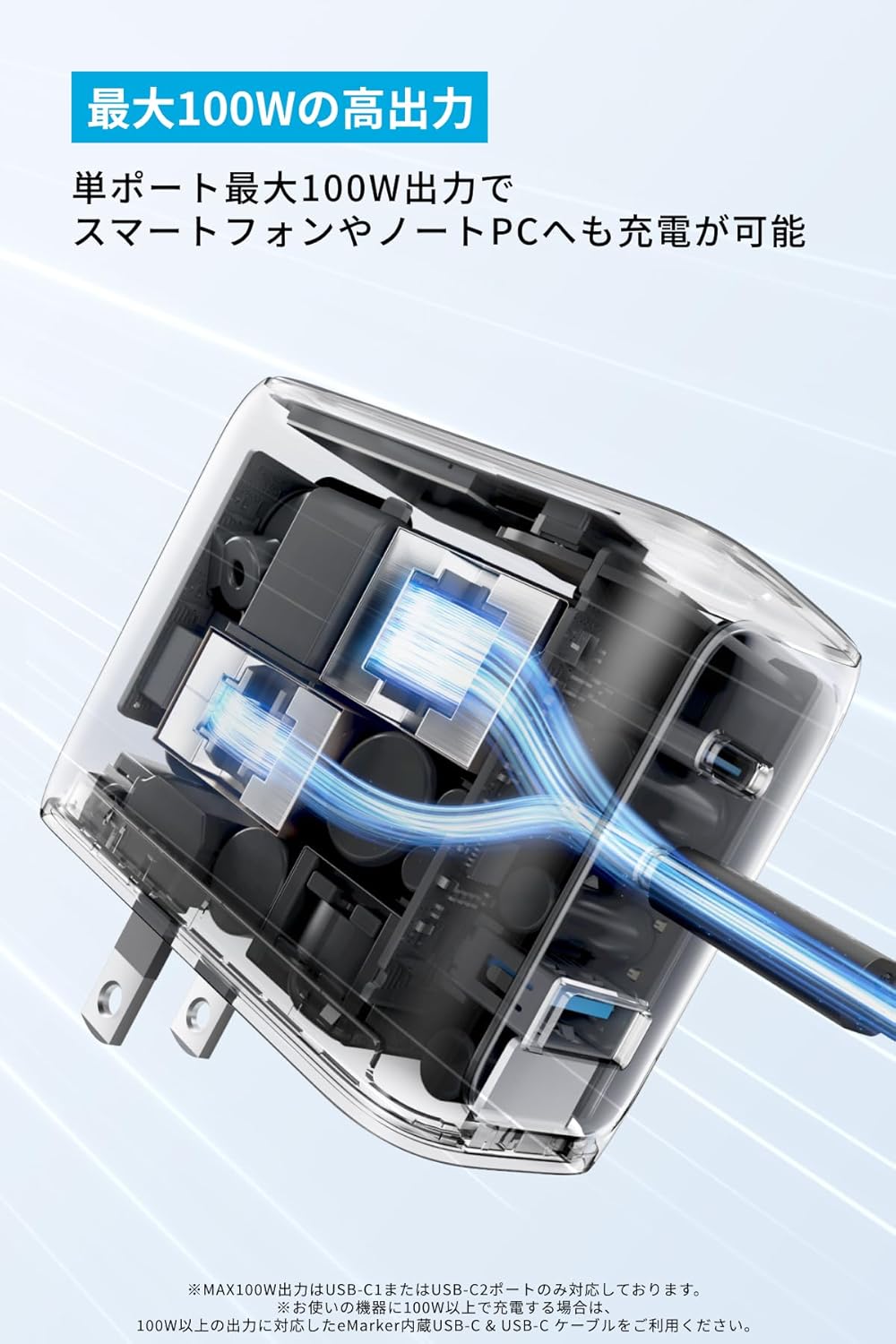 Anker Charger (100W, 3 ...の紹介画像2