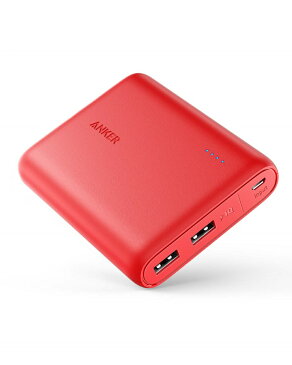 モバイルバッテリー Anker PowerCore 13000 大容量 軽量(13000mAh 2ポートコンパクト モバイルバッテリー) iPhone / iPad / Xperia / Android他スマホ対応 【急速充電技術PowerIQ搭載 / PSE認証済】 3A出力