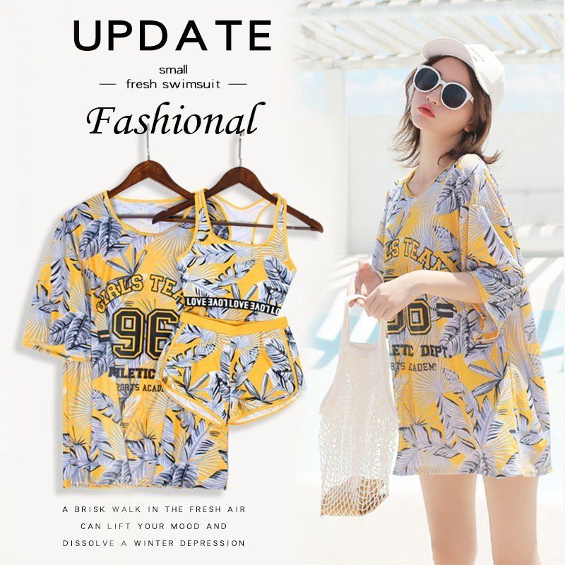 水着 中学生 水着 高校生 レディース 20代 学生 ママ水着 体型カバー 3点セット ビキニ 少女 小胸にもぴったり 韓国 おしゃれ かわいい