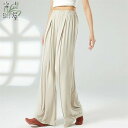 モダンダンス レディース ガウチョパンツ ワイドパンツ ロングパンツ ダンス衣装 13色 古典舞踊 クラシック舞踊 社交ダンス ヨガウェア 無地 ボトムス ゆっ...