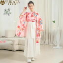 卒業式 袴 はかま セット 4点セット 女の子 花柄 袴セット はかま 浴衣 袴 巾着袋 髪飾り 女性 袴セット 卒業式 卒園式 謝恩会 女の子 ジュニア 着付け簡単 個性的 花火大会 お祭り 夏 おしゃれ ピンク 白 赤 110-150