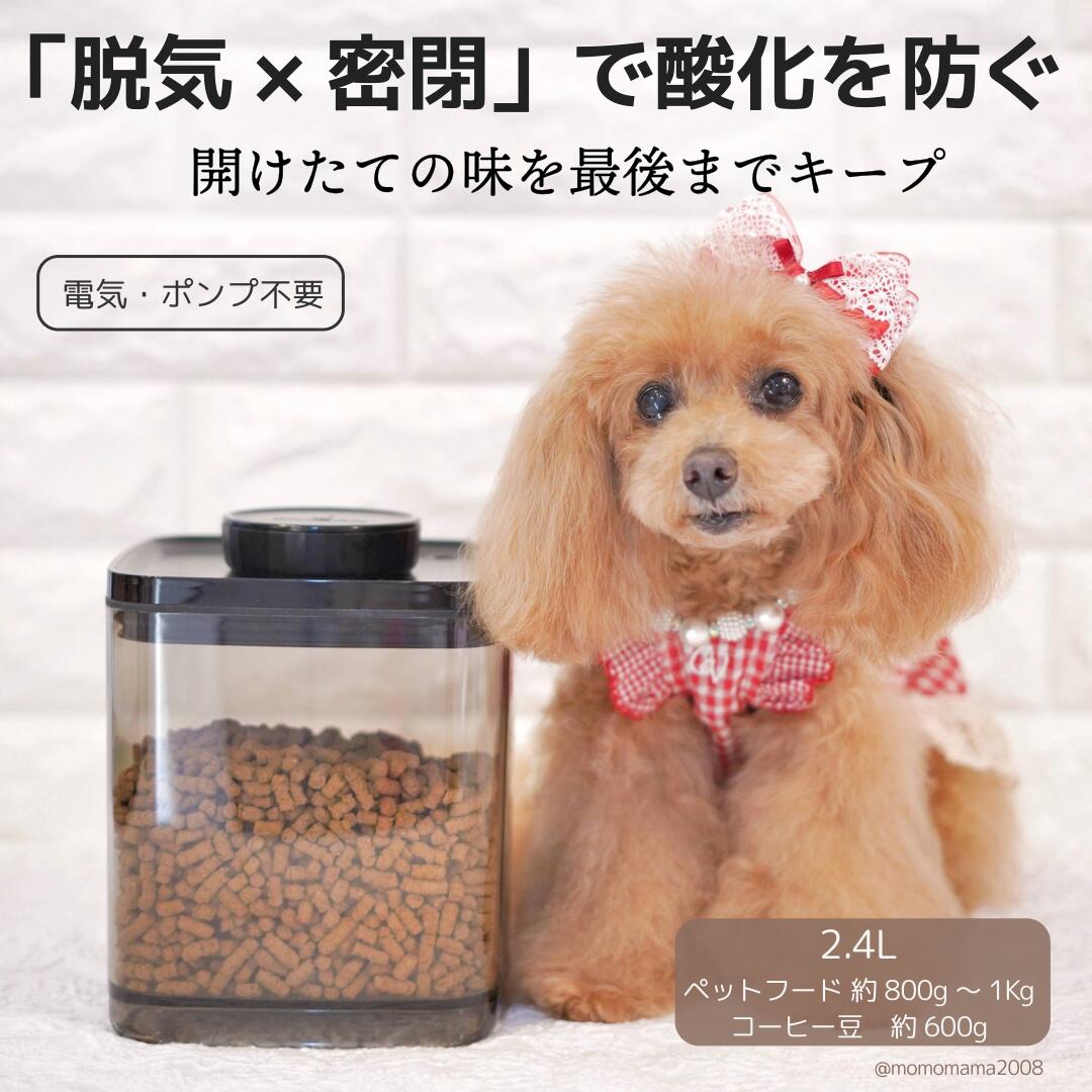 真空保存容器ターンシール 2.4L UVカット ×1個【ANKOMN公式店 アンコムン公式店】