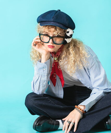 TEDDY ankoROCK ビッグスクエアメガネ / メンズ レディース ユニセックス 伊達メガネ 大きめ 眼鏡 クリア ワンポイント TEDDY ankoROCK ビッグスクエアメガネ / メンズ レディース ユニセックス 伊達メガネ 大きめ 眼鏡 クリア ワンポイント