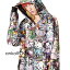 ankoROCK アンコロック パーカー メンズ ジップパーカー レディース ユニセックス 服 ブランド 長袖 ロング丈 総柄 プリント ジップアップパーカー 大きいサイズ ビッグシルエット オーバーサイズ 黒 ブラック 動物 アニマル