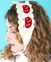 an meets zakka キノコ柄クロシェニットヘッドドレス / ヘアバンド セール バーゲン