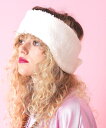 an meets zakka ボアイヤーフラップヘアバンド / メンズ レディース ユニセックス ヘッドバンド イヤーウォーマー
