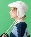 an meets zakka ウールタッチフリース切替ボア耳当てハンチング / メンズ レディース ユニセックス フライトキャップ イヤーフラップ パイロット ...