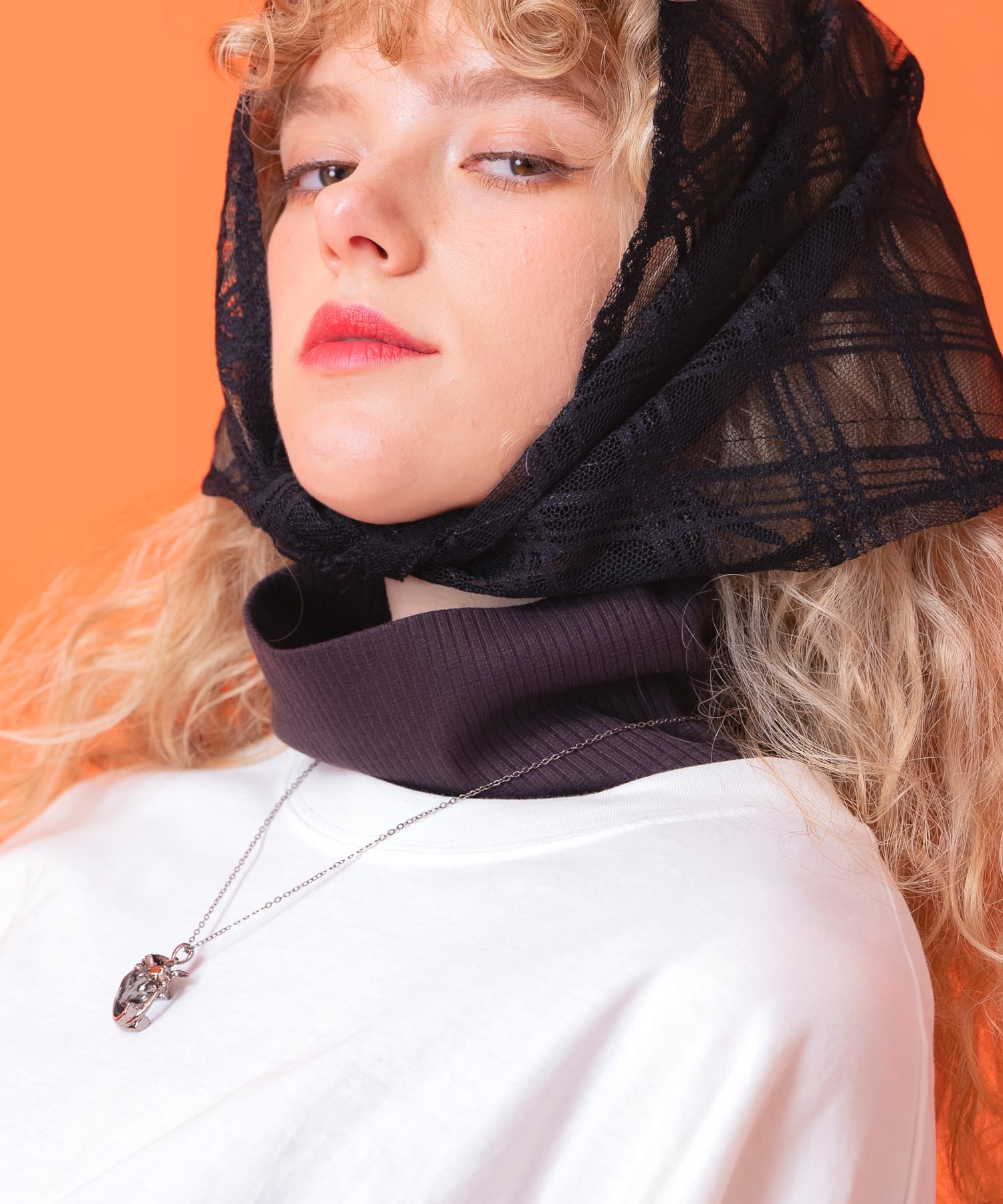 an meets zakka 付けサマータートルネック / メンズ レディース ユニセックス つけ襟 リブ 無地 ハイネック 夏