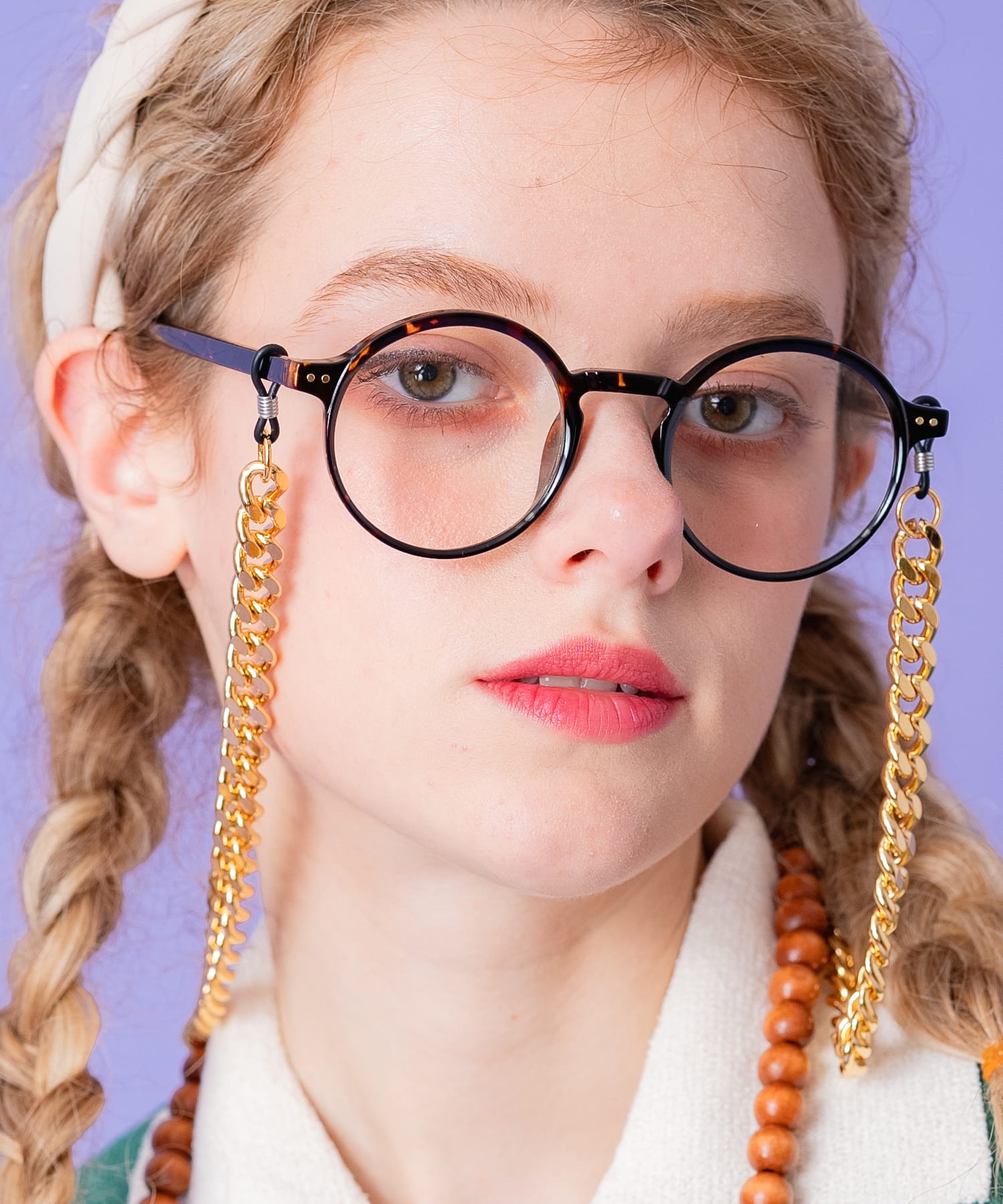 楽天ankoROCKan meets zakka メタル芯入りフレームビッグラウンドメガネ / クリアレンズ 伊達眼鏡 メンズ レディース ユニセックス レトロ 丸メガネ セール バーゲン