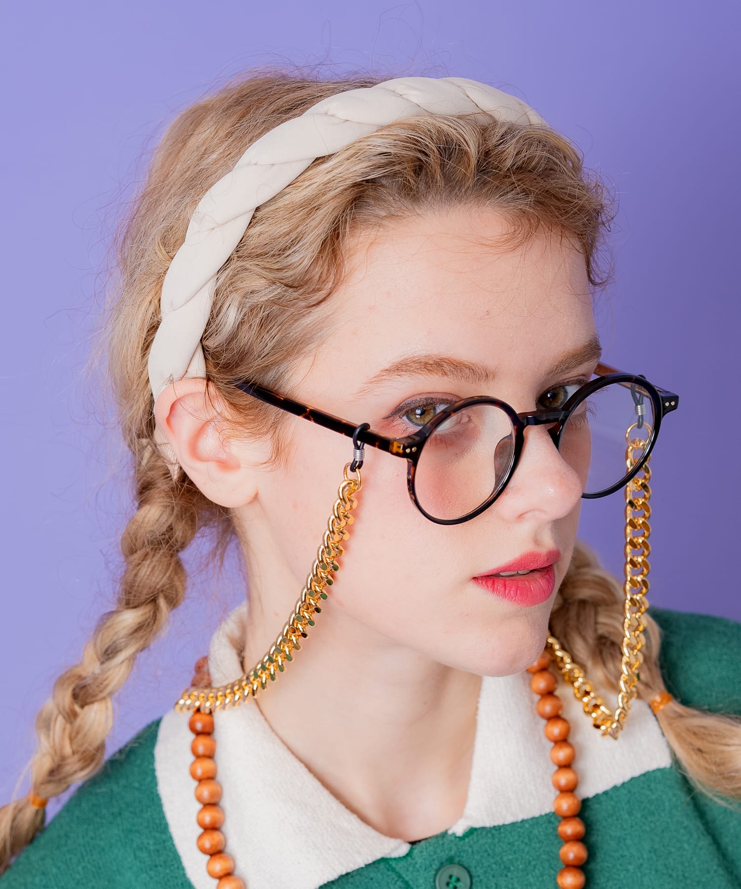 Rakuten - an meets zakka ツイストシフォンジャージーカチューシャ / レディース メンズ ユニセックス ヘアバンド ヘッドドレス 無地
