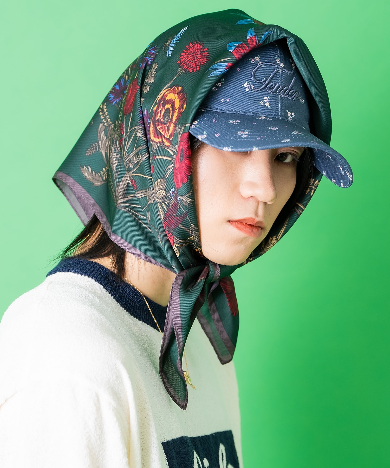 an meets zakka レトロクラシックパターンバリエーション大判スカーフ(70cm×70cm) / レディース メンズ ユニセックス 柄