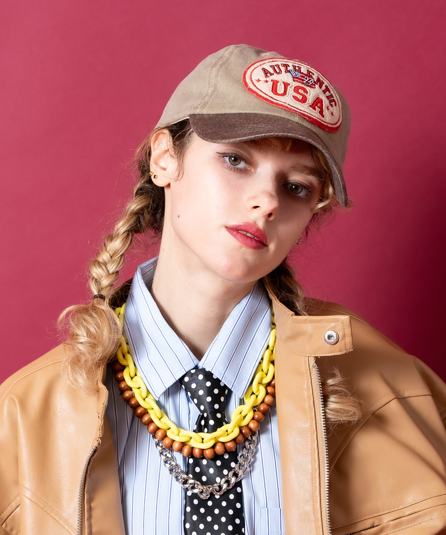 乐天商城 - an meets zakka USAワッペンヴィンテージ加工コンビレトロキャップ / ユニセックス BB 帽子 ベースボール ローキャップ