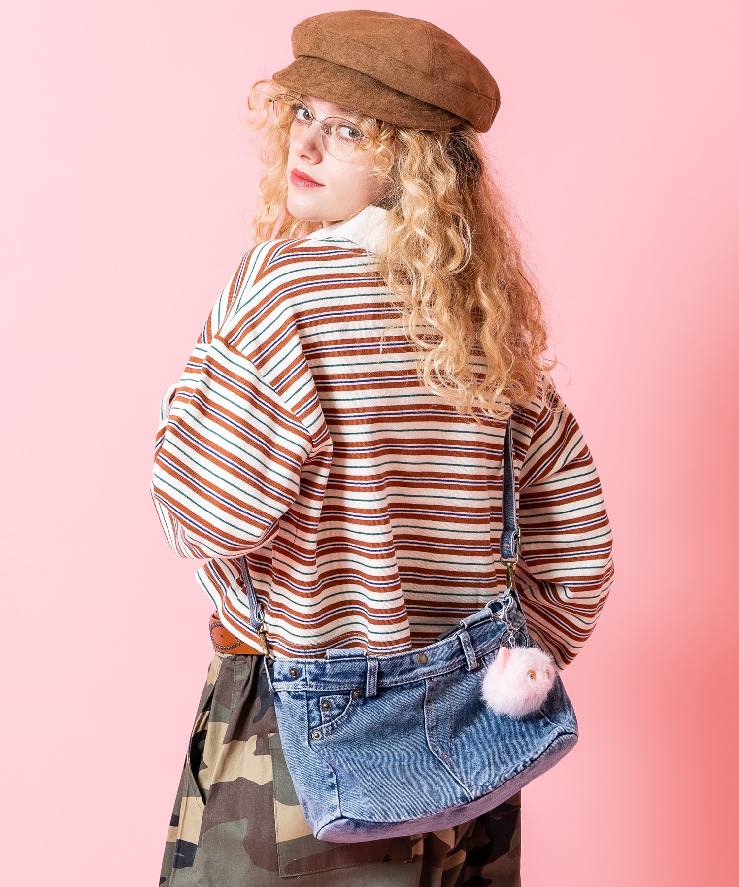 乐天商城 - an meets zakka デニムパンツ2WAYショルダーハンドバッグ / ユニセックス レディース メンズ バック 鞄 カバン