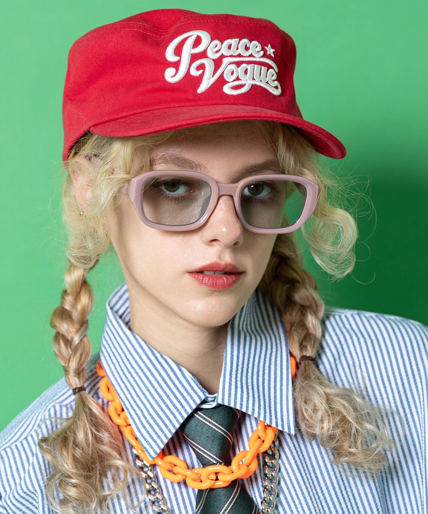 Rakuten - スクエアサングラス / ユニセックス カラーレンズ