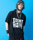 a.p.o.v. -ankoROCK's select- メッセージロゴプリントオーバーサイズパイルニットポロシャツ / 半袖 メンズ レディース ユニセックス...