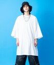 a.p.o.v. -ankoROCK's select- モンスタービッグシルエットリバース生地Tシャツ / 半袖 カットソー メンズ レディース ユニセックス ロング丈 オーバーサイズ 無地