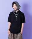 a.p.o.v. -ankoROCK's select- シャギーパイルポロシャツ / 半袖 メンズ レディース ユニセックス ルーズシルエット カラー 無地