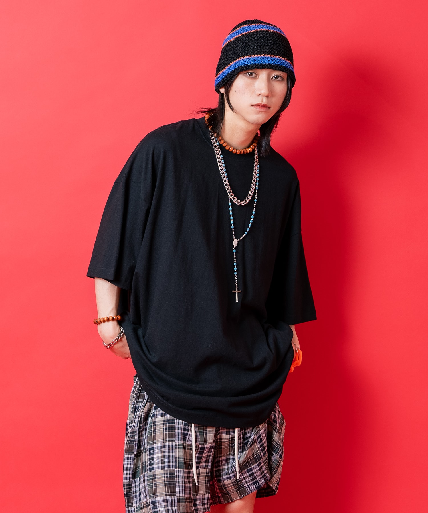 Rakuten - a.p.o.v. ワンウォッシュコットンオーバーサイズTシャツ / 半袖 カットソー メンズ レディース ユニセックス 無地 カラー シンプル ビッグシルエット