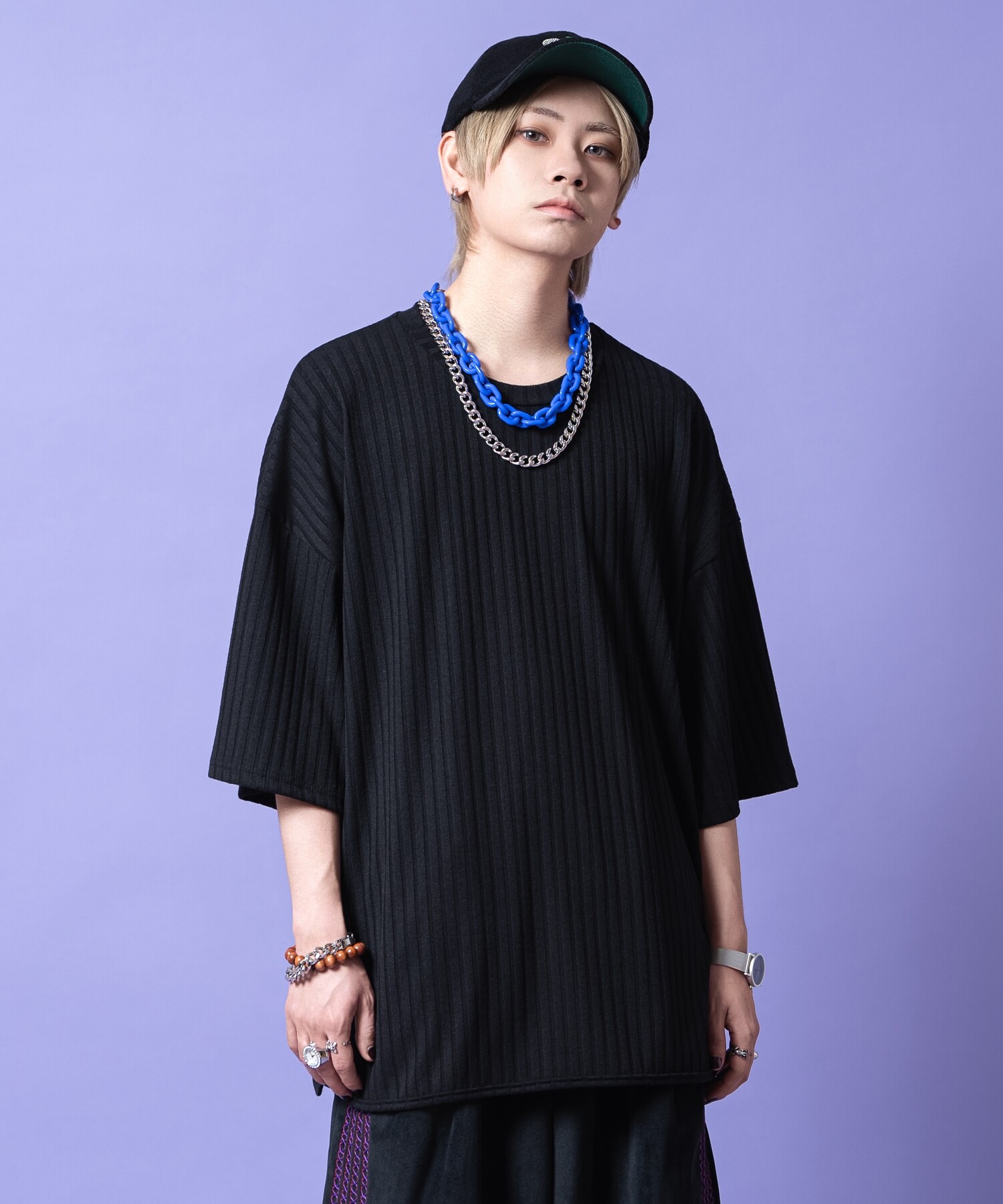 Rakuten - オーバーサイズラウンドネックTシャツ / ユニセックス 半袖 カットソー