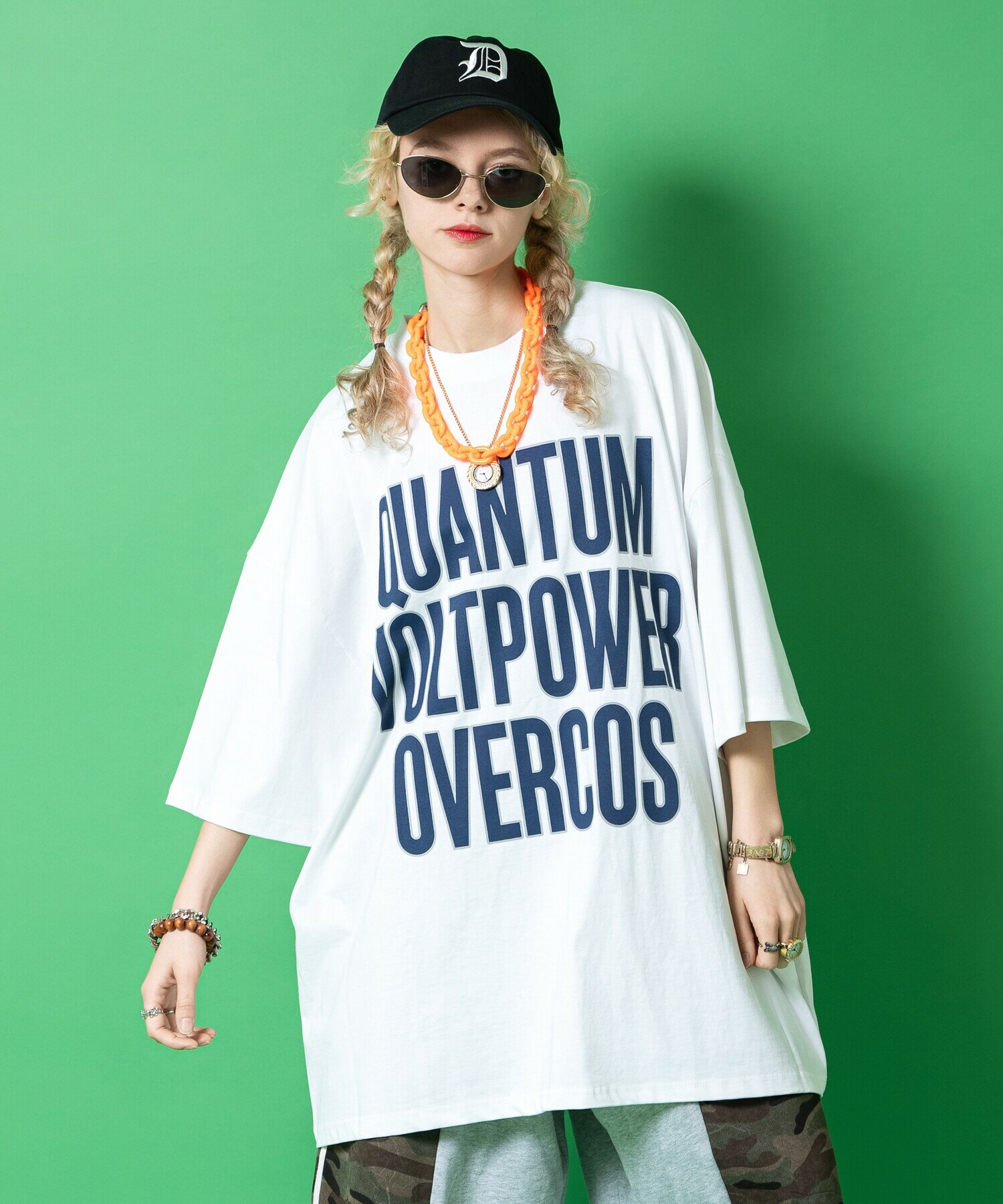 Rakuten - オーバーサイズプリントTシャツ / ユニセックス 半袖 カットソー