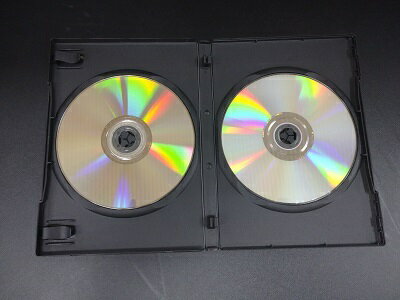 DVDケース　黒（2枚収納・トールケース)
