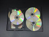 DVDケース黒（6枚収納・トールケース)