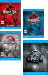 【中古】Blu-ray▼ジュラシック・パーク(4枚セット)1、ロスト・ワールド、3、ジュラシック・ワールド ブルーレイディスク▽レンタル落ち 全4巻