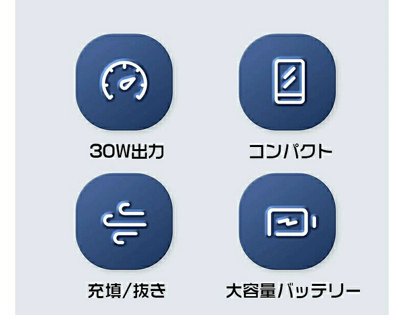 【最新型】空気入れ プール ワイヤレスポンプ 電動ポンプ 30W出力 700mAh シガーソ...