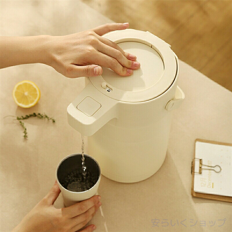 魔法瓶 保冷保温ポット ステンレス製 真空二重構造 卓上ポット コーヒーポット コーヒーサーバー 真空断熱ポット おしゃれ アウトドア キャンプ 北欧 anlike-10004813 安らいくショップ サンプル画像2