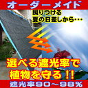 ダイオラッセル 日よけ《遮光率90〜98%》ダイオラッセル 黒【オーダーメイド/自動見積】周囲ボタンホールorハトメ付 国産 日本製（サンシェード スクリーン UVカット 熱射対策 シェード 遮光ネット オーニング 暑さ対策 西日対策）【防災】