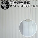 暗幕【アコーディオンカーテン 完成品】 完全遮光暗幕 KSC-1-08 完全遮光・防炎 クリーム/白 幅50〜100cm×丈120cm×2枚1セット 幅100〜...