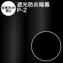 暗幕 生地【カット売り/10cm単位】アンマクヤオリジナル ポリエステル暗幕 P-2 生地幅100cm 遮光1級 防炎（あんまく 遮光布 遮光生地 遮光カーテン 防炎カーテン 暗幕カーテン Web会議 撮影用 背景）《防炎等級(イ)》