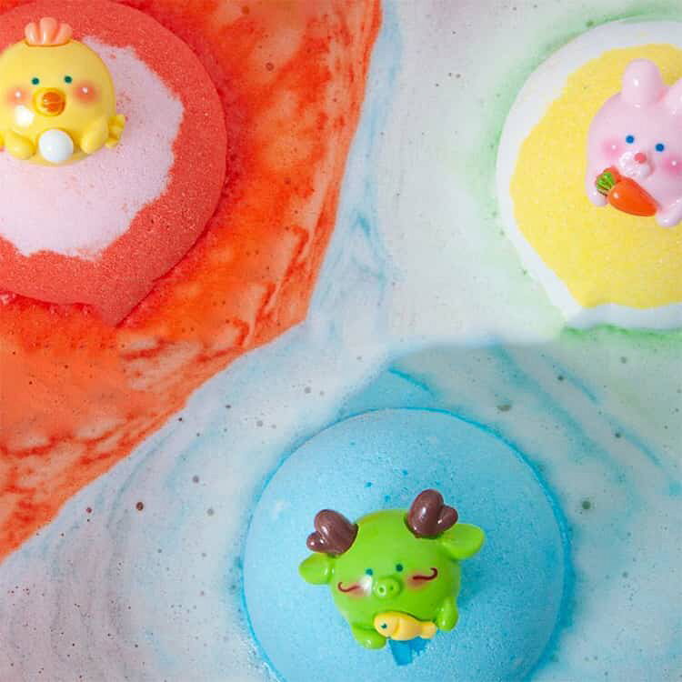 おもちゃ 入浴剤 バスボム お風呂 キャラクター おもちゃ入り 子供 プレゼント 誕...