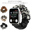 2点セット ヘアバンド+ウォッチベルト アップルウォッチベルト apple watch series SE 7 6 5 4 3 2 1 全機種対応 38mm 40mm 42mm 44mm アップルウオッチ 替えベルト スマートウオッチ 時計ベルト