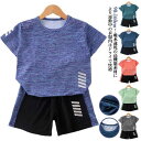 スポーツウェア キッズ 上下セット 半袖 Tシャツ ハーフパンツ セットアップ ジャージ 男の子 女の子 ドライ メッシュ ドライ 吸汗 速乾 ショートパンツ ...