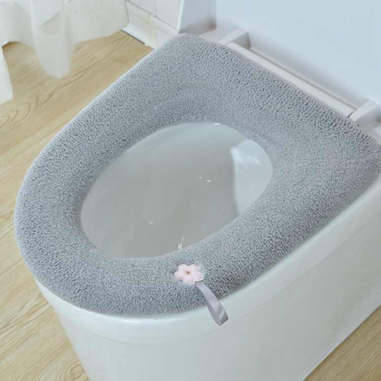 便座カバー トイレカバー U型 ハンドル付き 装着簡単 トイレ用品 インテリア雑貨 ...