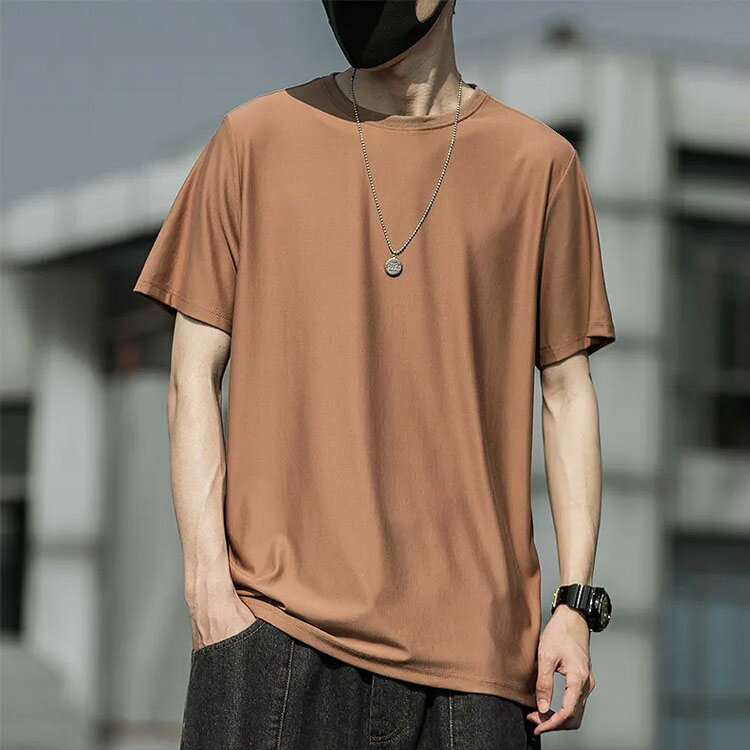 二枚セット! 半袖・長袖 感Tシャツ メンズ ...の紹介画像2
