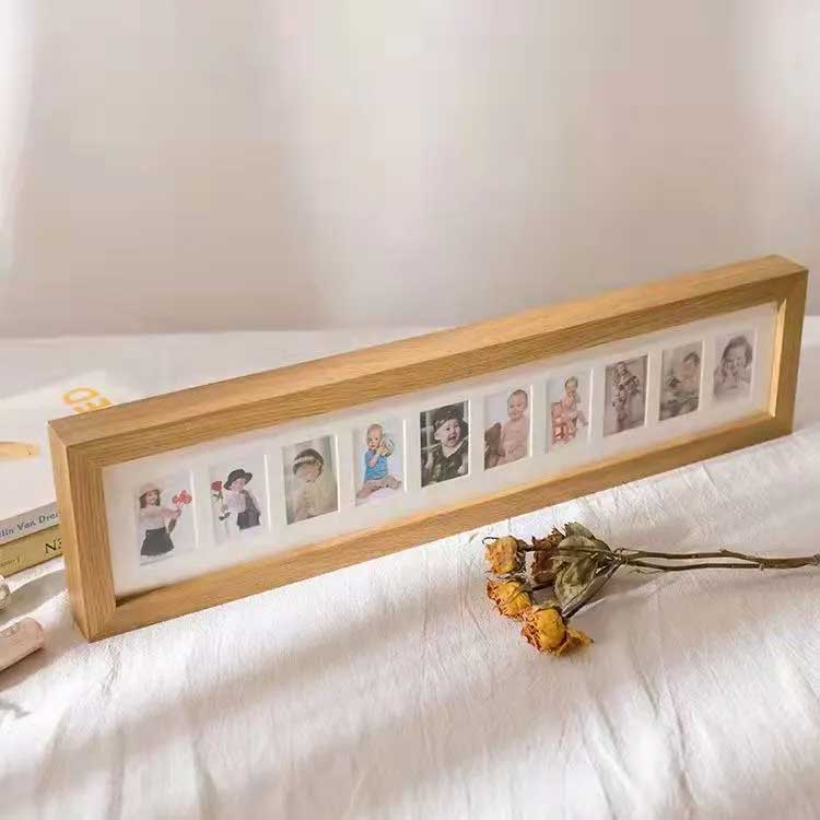 フォトフレーム 木製 おしゃれ 10枚 20枚 ベビー 写真入れ メモリア 写真立て プレゼント 卓上 壁掛け 記念 おしゃれ 子供 女の子 男の子 ペット 成長記録 出産祝い ギフト