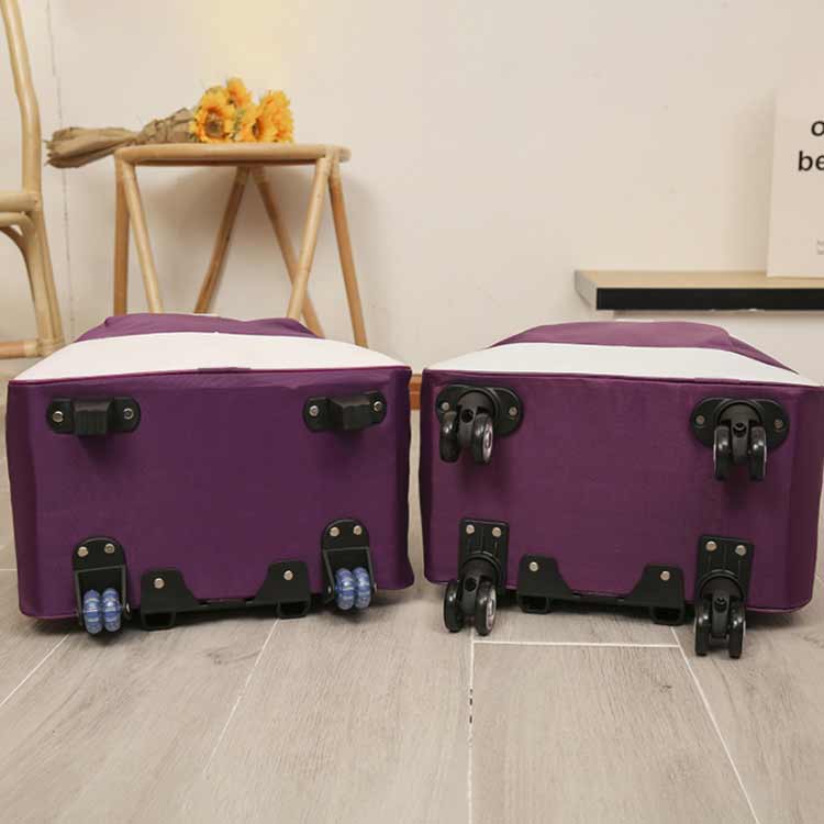 キャスター付き 修学旅行 スーツケース 防水 出張 折りたたみ メンズ 機内持ち込み 1-2泊 ボストンバッグ キャリーケース 小さめ 旅行 キャリーバッグ キャスター付き レディース 学生 軽量 旅行バッグ ソフトキャリーケース 黒 anmichi-10003567 道大商店 サンプル画像3