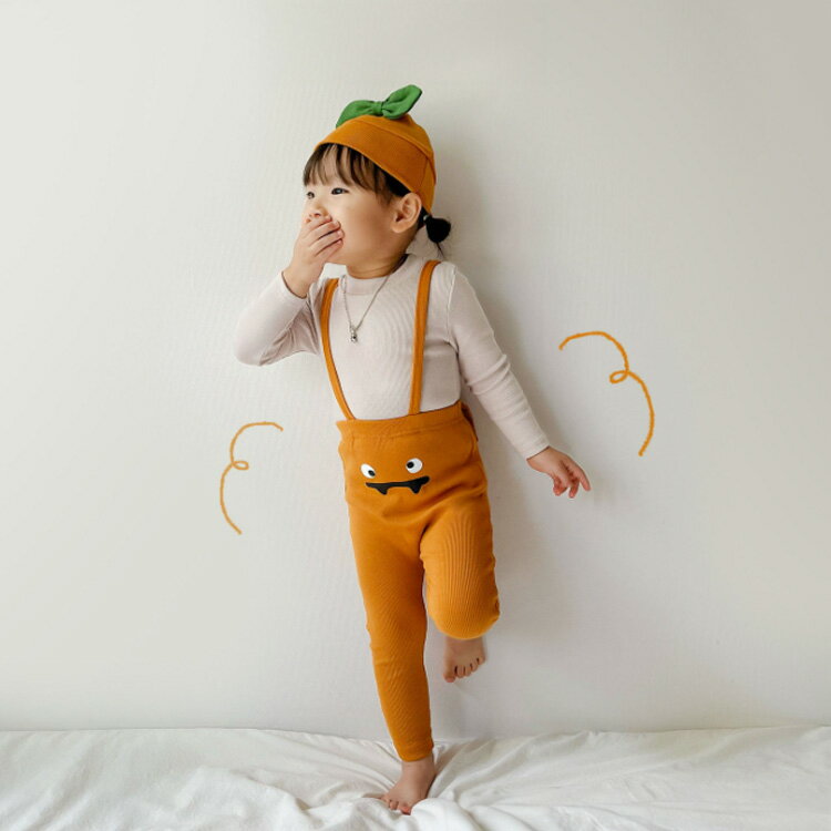 かぼちゃ サロペット ハロウィン 衣装 仮装 ベビー服 帽子付き 仮装 赤ちゃん服 ロンパース ベビー ロンパース カバーオール コスチューム パンプキン コウモリ おばけ 幽霊 鬼 なりきり 変身 写真撮影 記念写真 男の子 女の子 かわいい