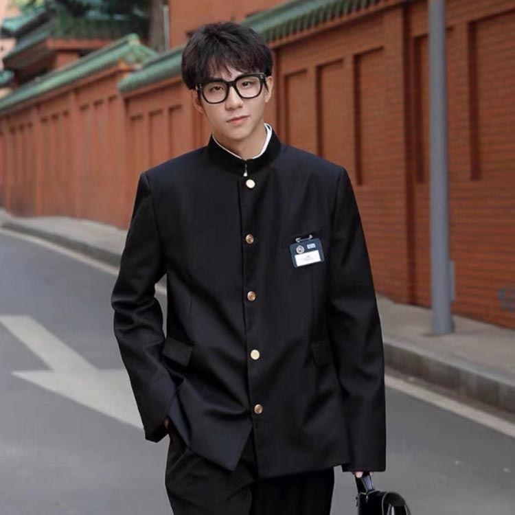 学生服 上下セット スクール ジャケット 男子 制服 詰襟 ラウンド襟 上着 ズボン スクールブレザー メンズ スーツ 2点セット メンズ ジュニア スラックス 学ラン JK DK 男子高生 高校生 中学生 学生服 高校 コスプレ 衣装 学園祭