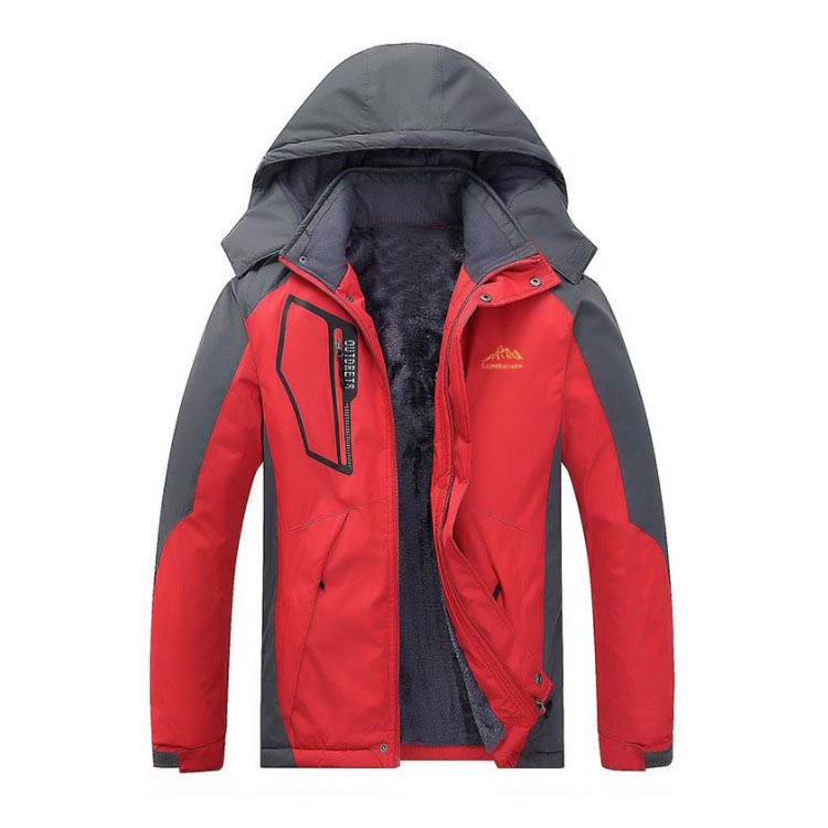 裏起毛 マウンテンパーカー 冬 メンズ 防寒 ボアブルゾン 防寒着 撥水 トレッキングジャケット 登山 アウター 男女兼用 アウトドア 防風 厚手 トレッキング ウェア メンズファッション 冬着 保温性 マウンテンジャケット 登山ウェア フード付き anmichi-10004720 道大商店 サンプル画像3