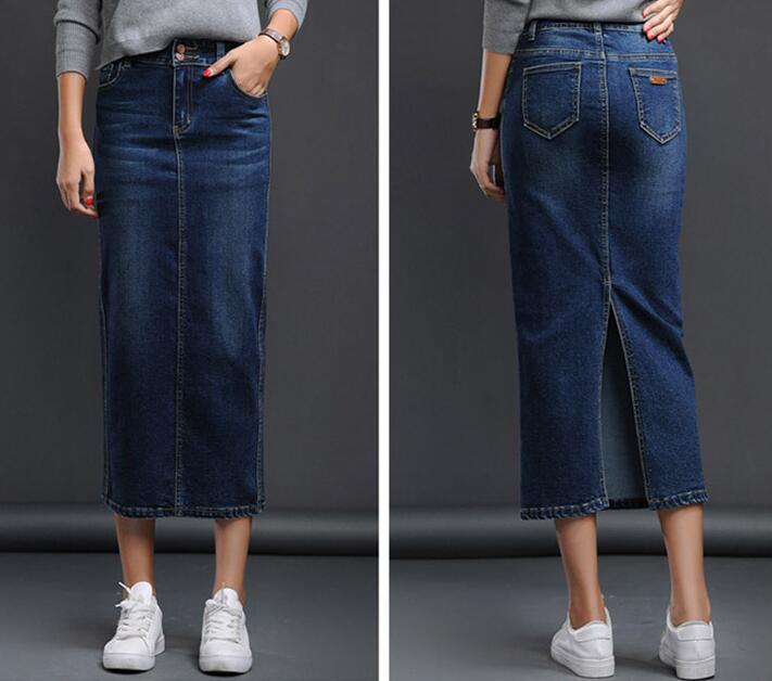 デニム ペンシルスカート マキシ丈 マキシスカート デニム タイトスカート デニム スカート ロングスカート デニムスカート タイト デニム ペンシル スカート Iライン送料無料