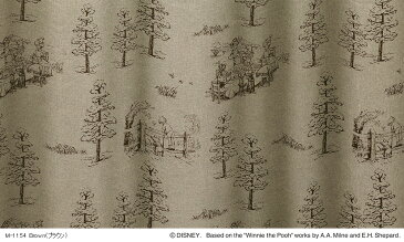 カーテン 既製カーテン 既製サイズ ドレープカーテン 厚手カーテン 遮光3級 洗える 形状記憶 日本製 Winne the Pooh ディズニー disney スミノエ おしゃれ アンミン / POOH (プー) プーさん スコーグ 100×178cm