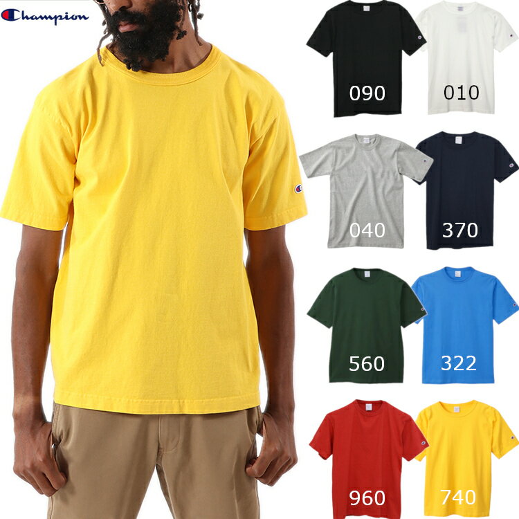 乐天商城 - チャンピオン Tシャツ ヘビーウエイト アメリカ製 T1011 MADE IN USA メンズ Champion ティーテンイレブン 厚手 ロゴ ワンポイント 無地 半袖 クルーネック 丸首 C5-B301 2026春夏新作 正規品 送料無料(ネコポス便)