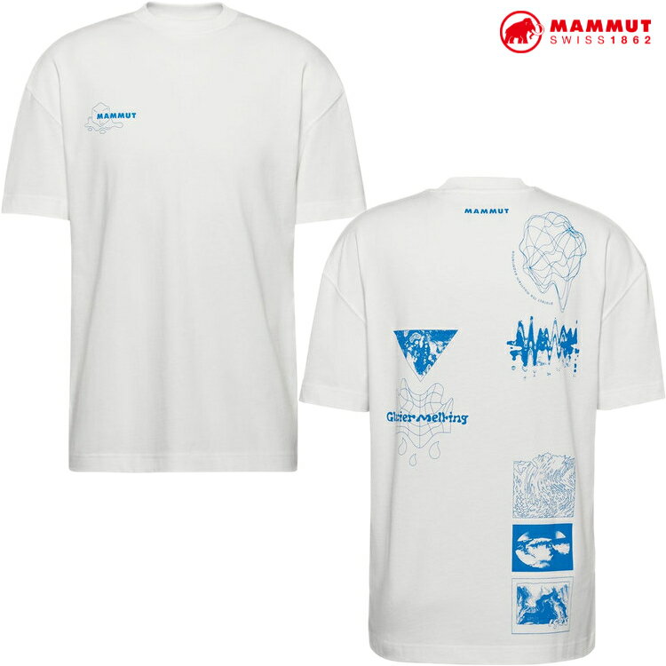 マムート Tシャツ 半袖 メンズ MAMMUT マムート ベース リラックスド Tシャツ アジアンフィット グレイシャー Mammut Base Relaxed T-Shirt AF Men Glacier 1017-07510 アウトドア トレッキング サイズM～XL 2026春夏新作 正規品 送料無料(ネコポス便)