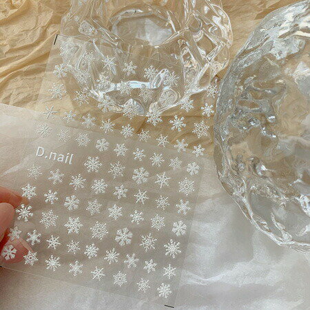 【楽天マラソンポイント20倍】D.nail 【公式】シール # 雪の結晶