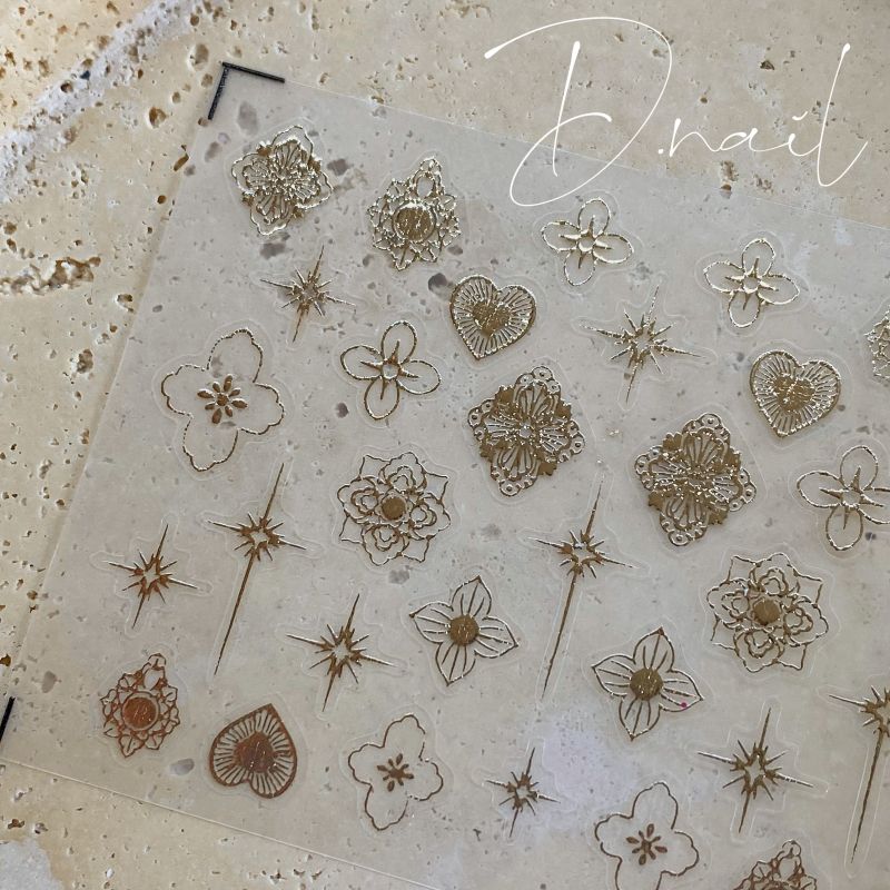 D.nail 【公式】ネイルシール＃オペラ＃ゴールド